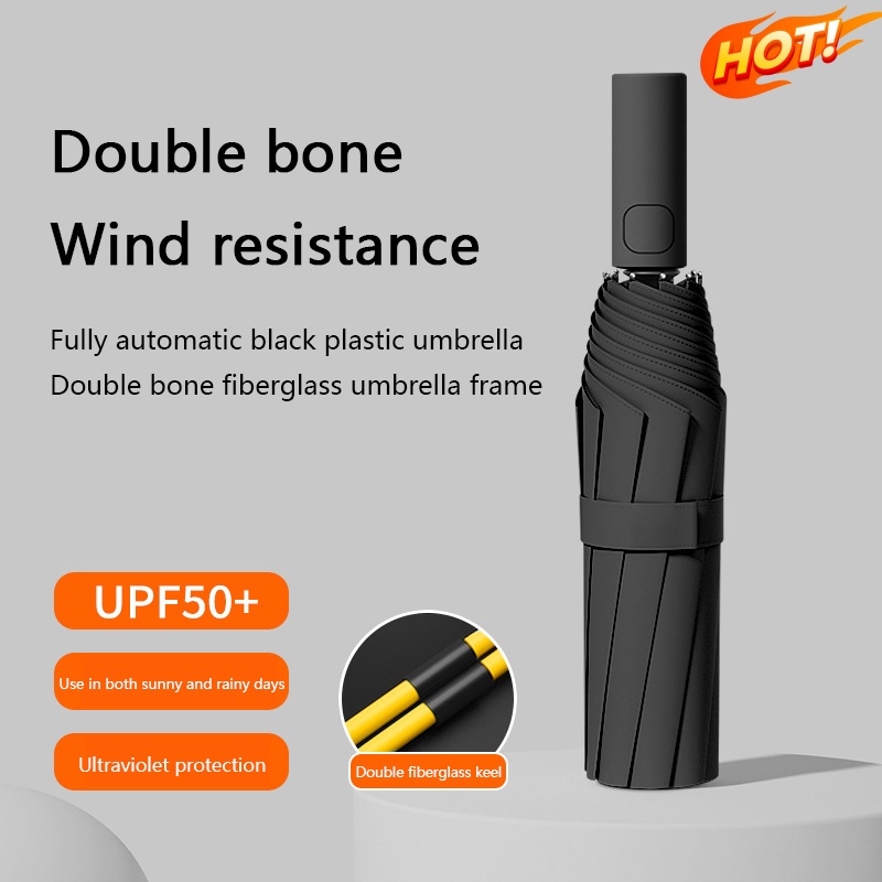 Golf Umbrella Large - Payung Otomatis 24 Tulang Warna Solid